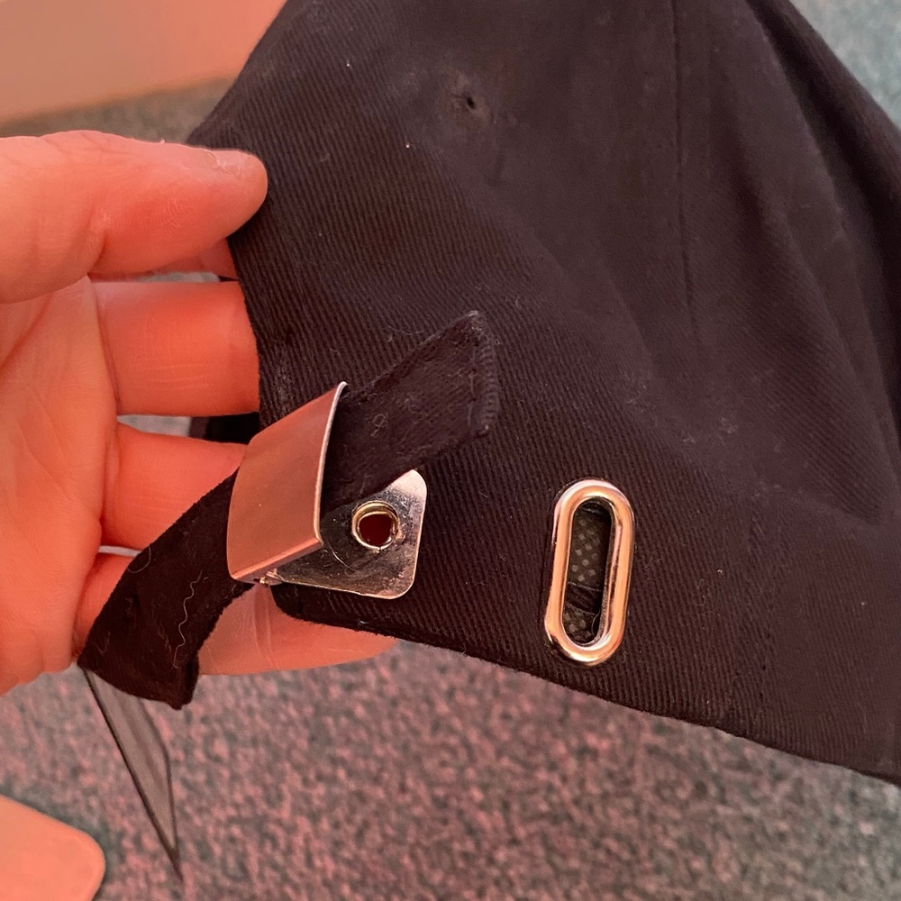 Bebe Black Cap with Rhinestone Embellishment - Picture 11 of 17